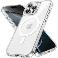 Hülle für Iphone 16 Pro Max Magsafe Schutz Tasche Slim Cover Case Bumper Transparent TPU