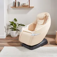 HOME DELUXE - Massagesessel ATTIVA Beige - inkl. komplettem Zubehör I Massagestuhl Relaxsessel mit Wärmefunktion