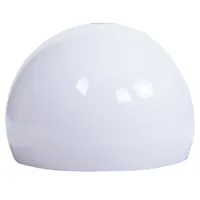 Lampenschirm HWC-M34 für Bogen- und Pendelleuchte, Ersatzschirm, Ø 40cm, Kunststoff  weiß