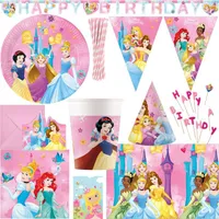 Princess Deko XXL Partyset Kindergeburtstag Prinzessin