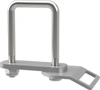 U-Bügelschraube M10 mit Klemmplatte, Zurröse und Stopmuttern Trailer verzinkt SUPROD, M10, LW=51, LH=95 mm