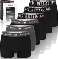 Mustang 6-Pack - Pánske Bavlnené Boxerky, Nohavice Pre Mužov, M