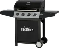 BIGHORN 4 Brenner Gasgrill,  40000 BTU Grillwagen mit Seitenablagen