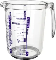 WMF Gourmet Glas Messbecher 1l, hitzebeständiges Glas, Skalierung für  Liter, Milliliter, Tassen und Gramm, Transparent : : Küche,  Haushalt & Wohnen