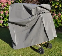 Kryt na gril - odolný proti povětrnostním vlivům a robustní polyester - 90 x 60 x 115 cm - antracitová barva