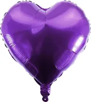 Oblique Unique Folien Luftballon Herz Form Kinder Geburtstag Baby Shower Mädchen Party JGA Hochzeit - lila