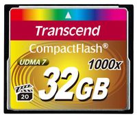 Transcend Compact Flash     32GB 1000x