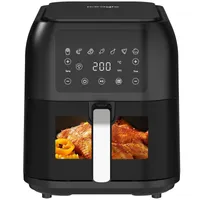 Heißluftfritteuse 8,5L XXL Heizluft Fritteuse LED-Anzeige, Air Fryer mit 7 Programmen,Ohne Öl