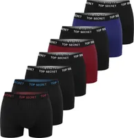 TOP SECRET Boxerky Pánské 8 balení L bavlna Fit prodyšné spodní prádlo Spodní prádlo Pánské Pánské retro šortky