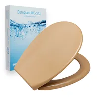 sanicomfort WC-Sitz bahamabeige, Duroplast, mit Absenkautomatik
