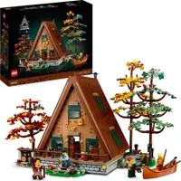 LEGO 21338 Ideas Finnhütte Set, Landhaus-Modell zum Bauen für Erwachsene mit 4 anpassbaren Minifiguren & Wildtierfiguren, Haus Geschenk für Sie oder Ihn
