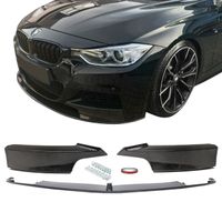 Frontspoiler Lippe Sport-Performance Carbon Glanz Look passend für BMW 3er F30 F31 mit M-Paket