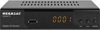 Megasat HD 644 T2 0201145, schwarz,HD-Receiver mit DVB-T2-Standard,USB-Anschluss
