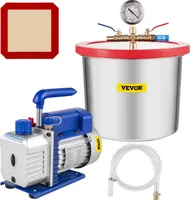 Pompa próżniowa VEVOR 2 galony Komora próżniowa Pompa próżniowa 4CFM 1/3HP Pompa próżniowa