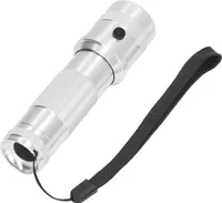 10 Farben in 1 Stufe Taschenlampe Silber RGB Farbwechsel LED Taschenlampe IPX4 Wasserdicht Multicolor Taschenlampe