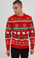 11 Project PRRuben Herren Strickpullover Weihnachtspullover
