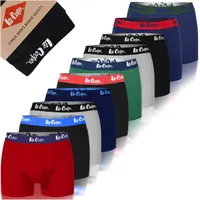 Lee Cooper 10-pack boxerky, priedušné bavlnené nohavice pre mužov XXL