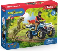 Útěk před Velociraptorem na čtyřkolce