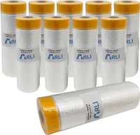 ARLI 10x Goldband Masker 2700 mm x 17 m Abdeckfolie Malerfolie Baufolie Tape