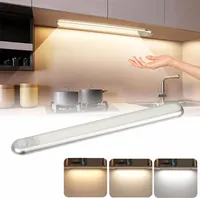 20m LED Unterbauleuchte mit Bewegungssensor 3 Lichtfarbe Dimmbar Aufladbar Lichtleiste Schranklicht Küchenleuchte