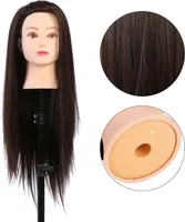 Make-up-Mannequinkopf Friseur-Trainingskopf Kosmetikpuppenkopf Blond Dunkelbraun