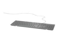 Dell KB216 Multimedia, Kabelgebunden, Tastaturlayout EN, Grau, Englisch, Ziffernblock
