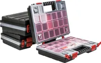 Box na sortiment Plastový box na sortiment NORP14 DUO x3 Červený třídicí box