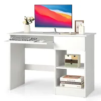 Computertisch WL1.153 Weiß 94x90,5x48,5 cm