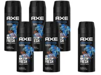 AXE Bodyspray Anarchy for Him Deo ohne Aluminium 6x 150ml Deodorant für Men Herren Männer Deospray