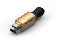 InCharge 6 - nabíjací kábel - strieborná nabíjačka mobilných telefónov - kábel mobilného telefónu - kábel USB, nabíjačky USB - nabíjačka