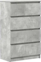 vidaXL Príborník betón sivý 60x35x98,5 cm odvodený výrobok z dreva