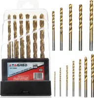 Spiralbohrer Titan HSS 2,0 - 8,0 mm Metallbohrer Set DIN 338