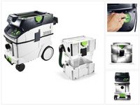 Odkurzacz mobilny Festool CTM 36 E AC CLEANTEC 36l klasa pyłów M ( 574983 ) + separator wstępny CT-VA