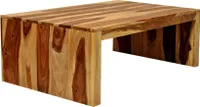 MiaMöbel Couchtisch Khatu 110x40x60 cm Modern Massivholz Sheesham Sheesham natur