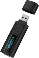 USB-MP3-Player Bluetooth 4.0 8 GB Musik-Player mit Bearbeitung Tragbarer verlustfreier HiFi-Musik-MP3-Player mit UKW-Radio/Recorder