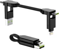nabíjací kábel inCharge X - Čierny - Nabíjací kábel - Nabíjačka - Strieborná Nabíjačka mobilných telefónov - Kábel mobilného telefónu - Kábel USB, Nabíjačky USB