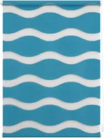 Duo Rollo Welle Klemmfix, ohne Bohren Petrol 80 cm x 15
