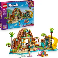 LEGO Friends Familienurlaub im Strandresort - Spielzeug mit 6 Mini-Puppen, Schildkröte & Delfin Tierfigur, Eisstand und Zubehör - Kreatives Geschenk zum Geburtstag für Mädchen ab 8 Jahren - 42673