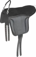 Aviemore - Pony-Schabracke, Leder ER709 (Einheitsgröße) (Schwarz)