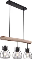 Globo Lighting závěsné svítidlo kovové černé, 3x E27