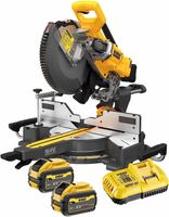 DeWALT Akku-Paneelsäge DCS781X2-QW Kappsäge Gehrungssäge 305mm + Akkus 9Ah 54V