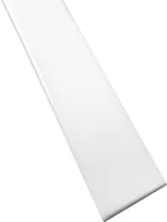 DECCART | Deckenpaneele | Dekorative Schaumstoffpaneele | Bretter Weiß |100x16,7 cm | 0,16 m²