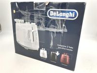 TOASTER 2 SCHEIBEN MIT ZANGEN WÄRMT BRIOCHES 550W WEISS CTE2301W DELONGHI 