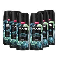 Axe Premium Bodyspray Aqua Bergamot Deo ohne Aluminiumsalze mit 72 Stunden Schutz gegen Körpergeruch 150 ml 6 Stück