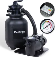 SF-8300 7-Wege-Ventil Pool Sandfilteranlage ECO 300W 8000L/h Sandfilter Filter Pool Filterkessel Poolfilter Vorfilter