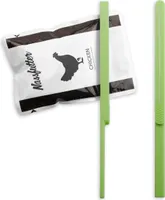 Tütenquetscher 2 Stk. Olive | Abstreifer für Nassfutterbeutel