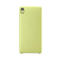 Original Sony Handyhülle für Xperia XA Limettengold Schutzhülle 1301-1896.1