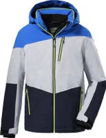 killtec Skijacke KSW 161 BYS SKI JCKT 00838-neon blue / dunkelnavy (weiß mel.) 128 männlich