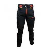 Haven Dlhé cyklistické šortky bez popruhov - SINGLETRAIL LONG - Black/Red XL
