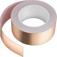 50mm * 25M * 0,05mm měděné fólie lepicí páska měděné fólie páska samolepicí kytara EMI stínicí páska samolepicí šnek páska ochrana měděné fólie páska